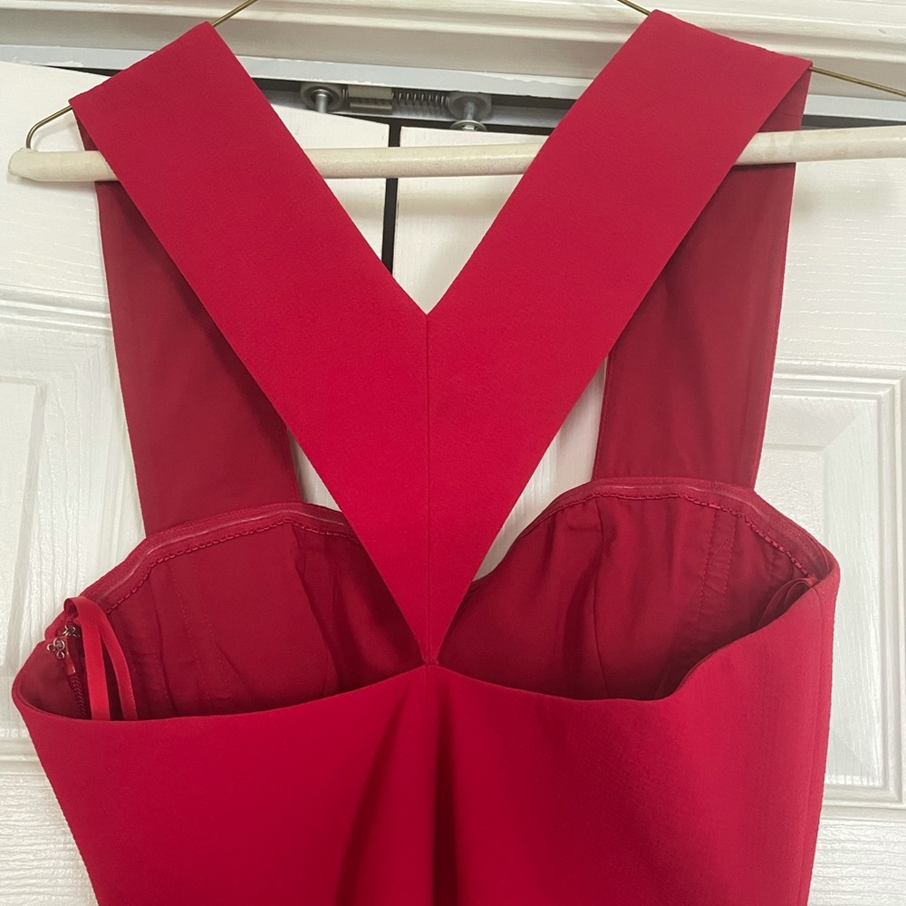 Red formal dress BCBGMaxazria